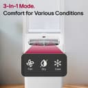10,200 BTU (SACC) / 14,000 BTU (ASHRAE) Portable Air Conditioner, Cooling & Heating | Up To 450 sq. ft. view 4