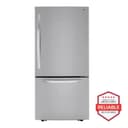 26 Cu. Ft. 33 Inch Wide Bottom Freezer Refrigerator - Stainless Steel view 1