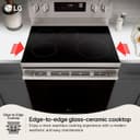 6.3 Cu. Ft. Smart Wi-fi Enabled Electric Range With Air Fry & Easyclean® view 6