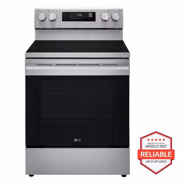 6.3 Cu. Ft. Smart Wi-fi Enabled Electric Range With Air Fry & Easyclean®