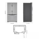 23 cu.ft French Door, Counter-Depth, Non Dispense Refrigerator view 3