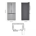 25 cu. ft. French Door Refrigerator view 3