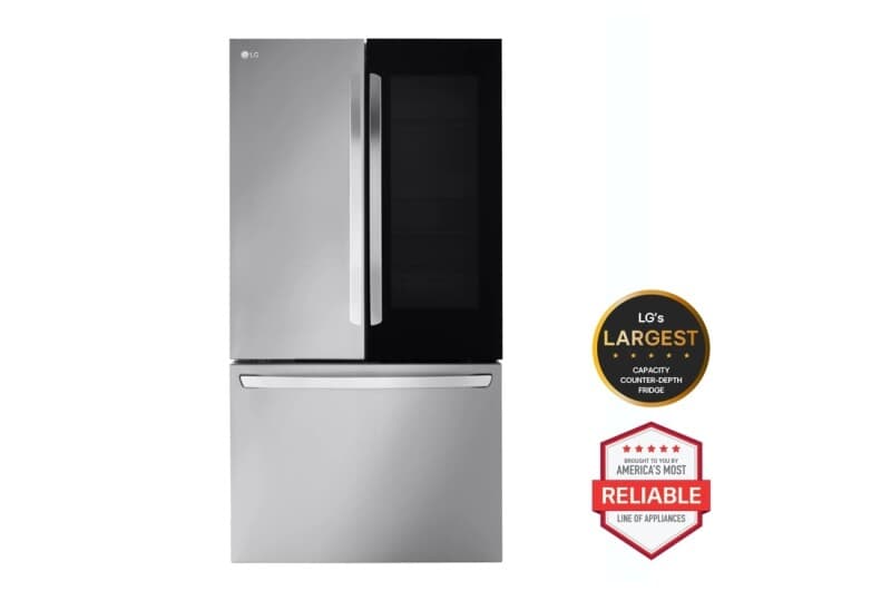 27 cu. ft. Smart InstaView® Counter-Depth MAX™ French Door Refrigerator
