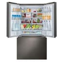 36" Wide, 27 cu ft. 3 Door French Door, Pocket Handle, C/Depth Refrigerator view 6