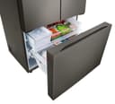 36" Wide, 27 cu ft. 3 Door French Door, Pocket Handle, C/Depth Refrigerator view 9