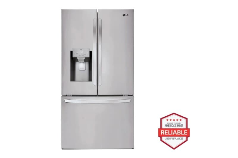 28 cu.ft 3 Door French Door, Standard Depth, Ice and Water with Single Ice