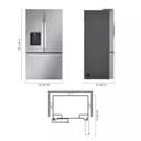 26 Cu. Ft. Smart Counter-depth Max™ Refrigerator With Dual Ice Makers view 3