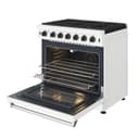 36 Inch Professional Gas Range In White view 6