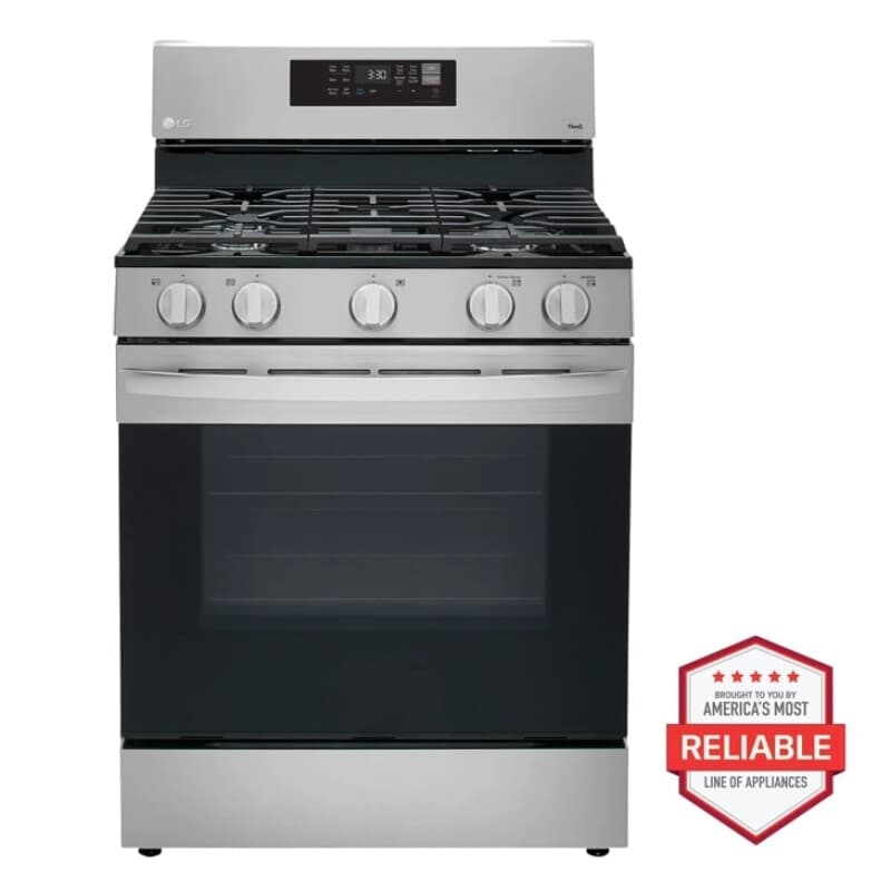5.8 cu ft. Smart Wi-Fi Enabled Fan Convection Gas Range with Air Fry & EasyClean®