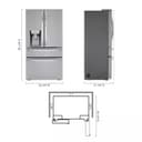 23 Cu. Ft. Smart Counter-depth Refrigerator With Craft Ice™ view 4