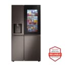 27 Cu. Ft. Side-by-side Instaview® Refrigerator view 1