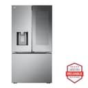 26 Cu. Ft. Counter-depth French Door Refrigerator - Stainless Steel view 11