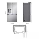 31 cu. ft. Smart Standard-Depth MAX™ French Door Refrigerator with Four Types of Ice view 3