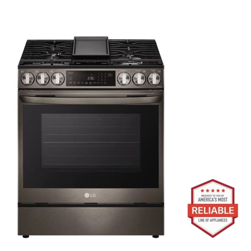 6.3 cu. ft. Smart wi-fi Enabled ProBake® Convection InstaView® Dual Fuel Slide-In Range with Air Fry