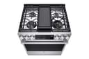 LG STUDIO 6.3 cu. ft. Smart wi-fi Dual Fuel Slide-in Range with ProBake Convection® and EasyClean® view 11