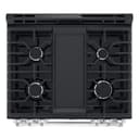 5.8 Cu.ft. Smart Gas Single Oven Slide-in Range, Air Fry, Fan Convection, Easyclean®, Self Clean, Thinq®, Printproof® Stainless Steel - New Handle view 5