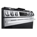 5.8 Cu.ft. Smart Gas Single Oven Slide-in Range, Air Fry, Fan Convection, Easyclean®, Self Clean, Thinq®, Printproof® Stainless Steel - New Handle view 10
