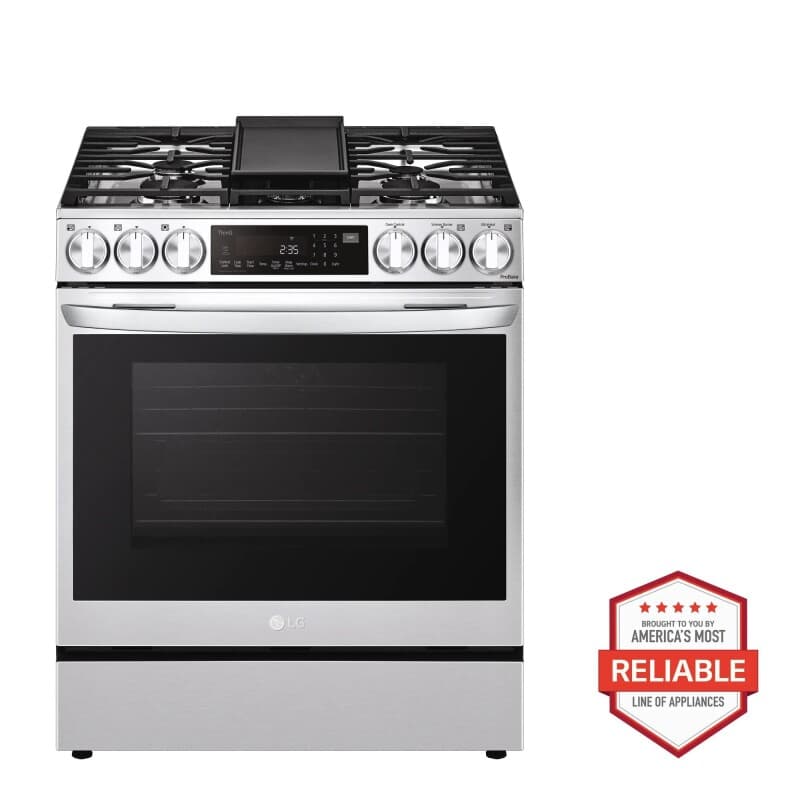 6.3 cu ft. Smart wi-fi Enabled ProBake Convection® InstaView® Gas Slide-In Range with Air Fry