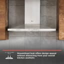 LG STUDIO, 36" Chimney Style Hood, Essence White view 5