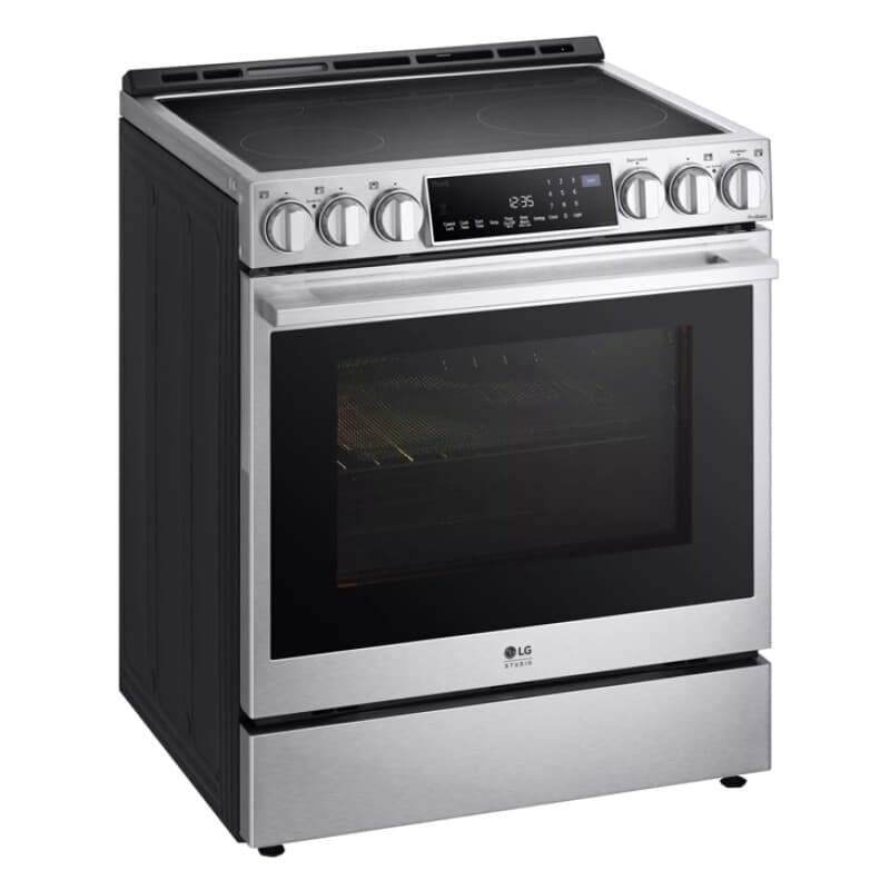 LG Studio 6.3 Cu. Ft. Instaview® Induction Slide-in Range With Air Fry And Air Sous Vide