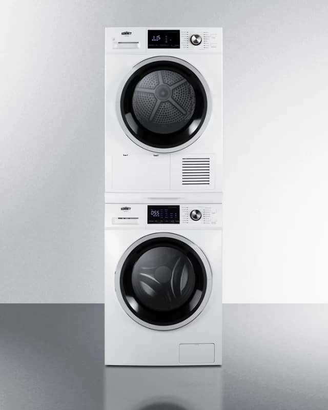 Washer/Heat Pump Dryer Combination