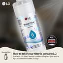 LG - 6 Month / 300 Gallon Capacity Replacement Refrigerator Water Filter (NSF42 and NSF53*) view 5