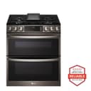 6.9 Cu. Ft. Smart Gas Double Oven Slide-in Range With Instaview®, Probake® Convection, Air Fry, And Air Sous Vide view 1