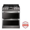 7.3 Cu. Ft. Smart Wi-fi Enabled Dual Fuel Double Oven Range With Probake Convection® view 1