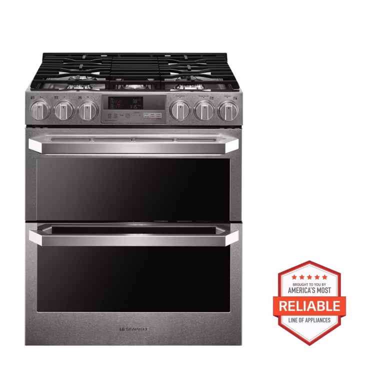 7.3 Cu. Ft. Smart Wi-fi Enabled Dual Fuel Double Oven Range With Probake Convection®