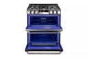 LG SIGNATURE 6.9 cu.ft. Smart wi-fi Enabled Gas Double Oven Slide-In Range with ProBake Convection® view 3