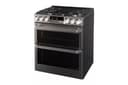 LG SIGNATURE 6.9 cu.ft. Smart wi-fi Enabled Gas Double Oven Slide-In Range with ProBake Convection® view 6