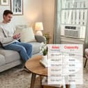 10,000 BTU Smart Wi-Fi Enabled Window Air Conditioner view 5