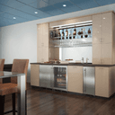 24-In Low Profile Built-In Beverage Center With Convertible Shelf And Maxstore Bin view 4