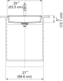 Maris Dual Mount Sink view 3