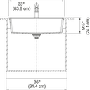 Maris Dual Mount Sink view 4