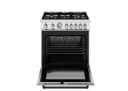 30 inch Dual Fuel, 5 Burners, Electric Oven view 4