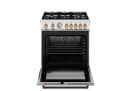 30 inch All Gas Range, 5 Burners - Gold Accents view 3