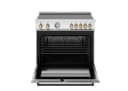 36 inch Induction Range, 5 Heating Zones, Electric Oven - Gold Accents view 3