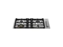 30 Drop-in Gas Cooktop 4 brass burners view 1