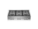 36 Gas Rangetop 6 burners view 2