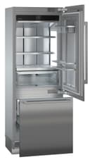 Fully Integrated Bottom Freezer Refrigerator with BioFresh, Right Hinged view 6