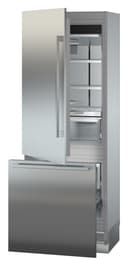 Fully Integrated Bottom Freezer Refrigerator with BioFresh, Left Hinged view 2