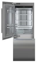 Fully Integrated Bottom Freezer Refrigerator with BioFresh, Left Hinged view 4