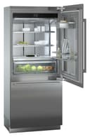 Fully Integrated Bottom Freezer Refrigerator with BioFresh, Left Hinged view 2