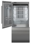 Fully Integrated Bottom Freezer Refrigerator with BioFresh, Left Hinged view 4