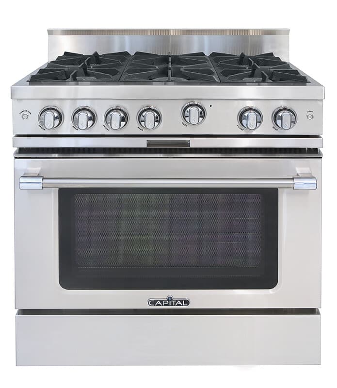 36″ Classic Chef Range 6 Burners NG