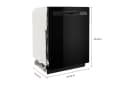 24” Front Control Dishwasher with Dual Power Filtration and PowerBlast® Cycle - 50 dBA view 10