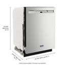 24” Front Control Dishwasher with Dual Power Filtration and PowerBlast® Cycle - 50 dBA view 43