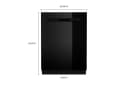 24” Top Control Dishwasher with Dual Power Filtration, PowerBlast® Cycle and 3rd Level Rack - 47 dBA view 12