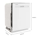 24” Top Control Dishwasher with Dual Power Filtration, PowerBlast® Cycle and 3rd Level Rack - 47 dBA view 14